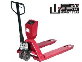 針式微型打印手拉叉車(chē)秤 貨物搬運(yùn)輸庫(kù)存管理稱重搬運(yùn)一體液壓手拖地牛秤